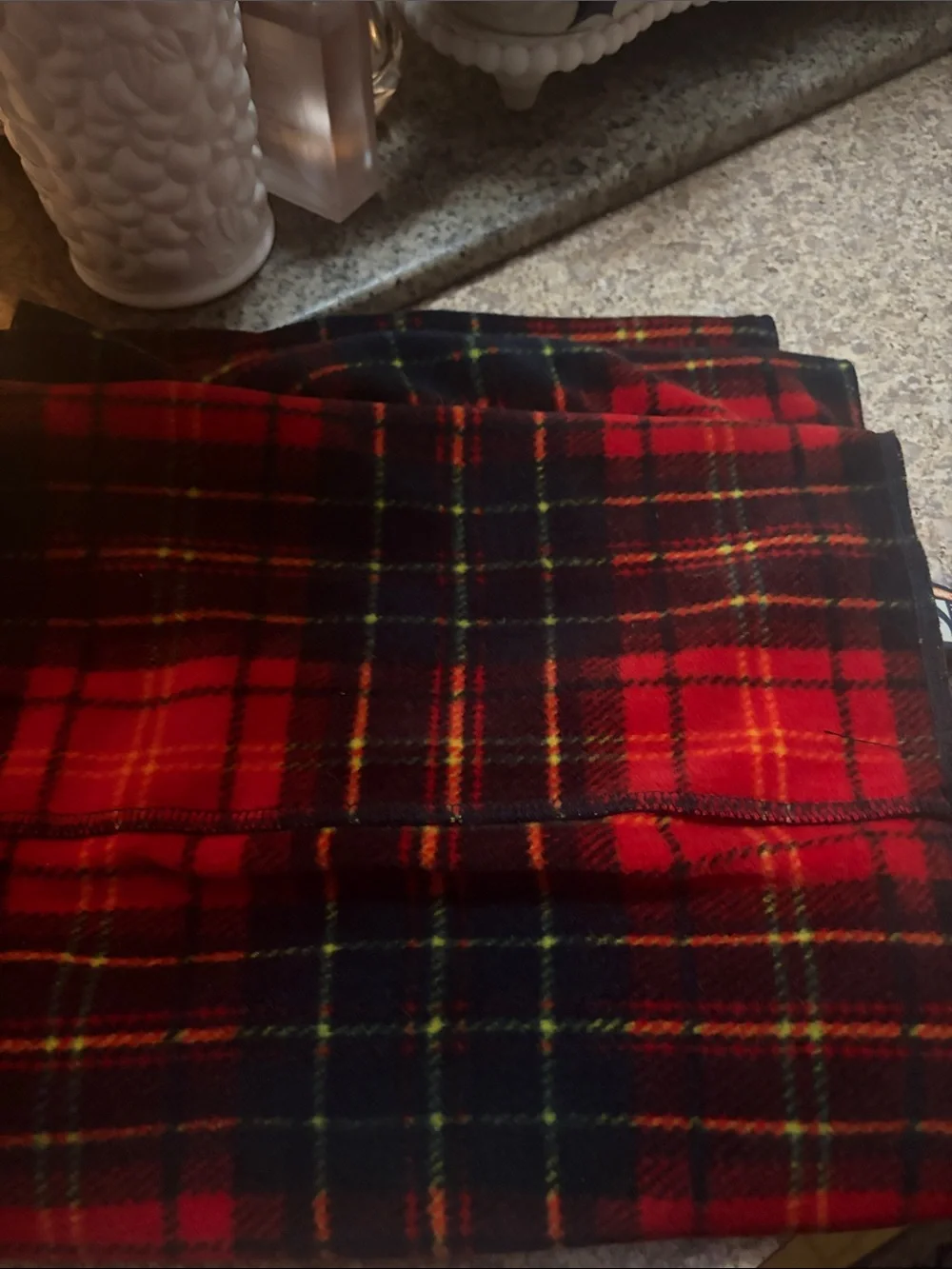 Red Tartan Plaid Scarf